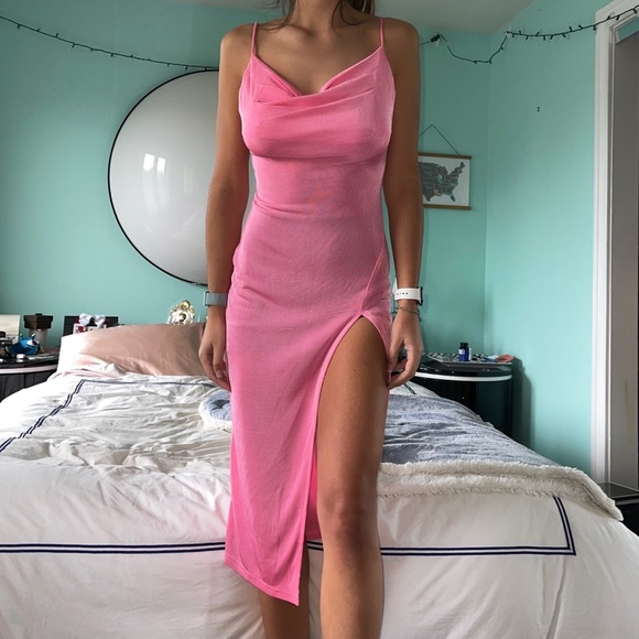 JAUS Carter Slip Dress - Pink - Picture 4 of 5